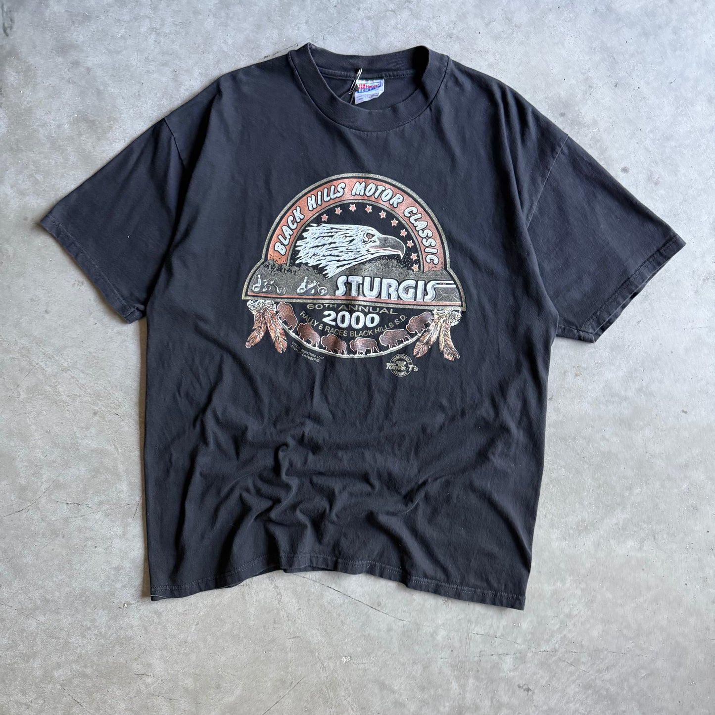 2000 Sturgis Black Hills Rally ‘Riding Into The Millennium’ Tee