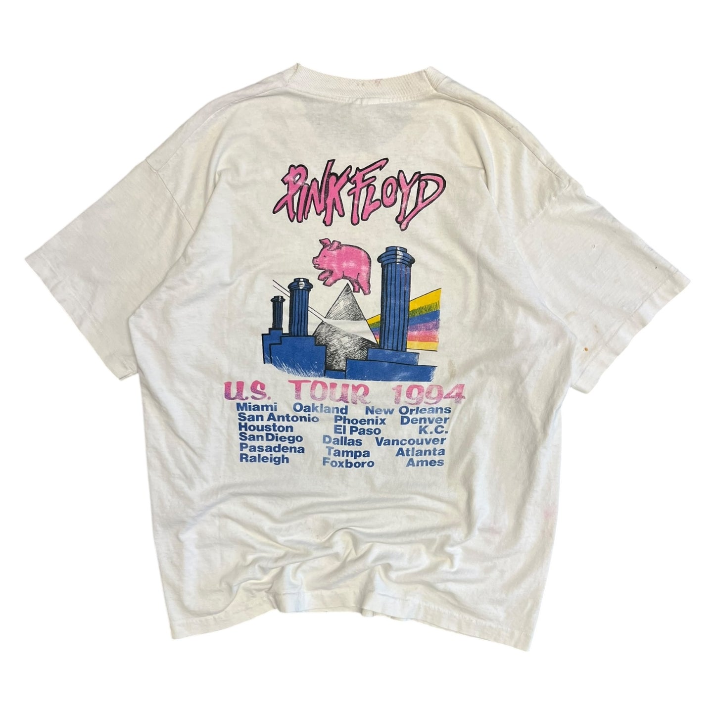 1994 Pink Floyd US Tour White Tee