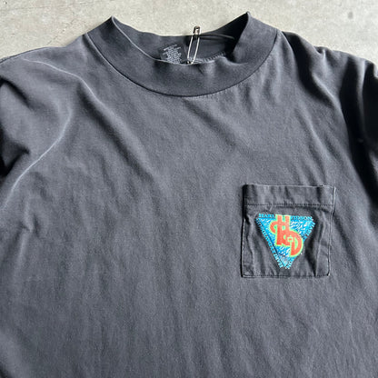 Vintage 90s Harley Davidson Graphic Pocket Tee Longsleeve T Shirt