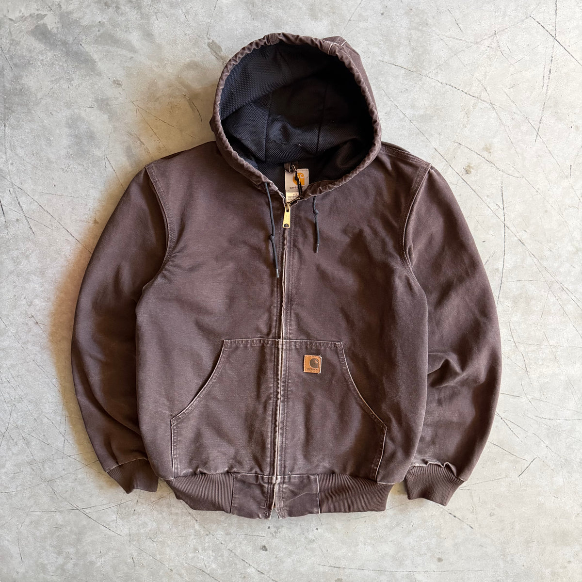 Carhartt ‘J25 DKB’ Dark Brown Thermal Lined Active Jacket
