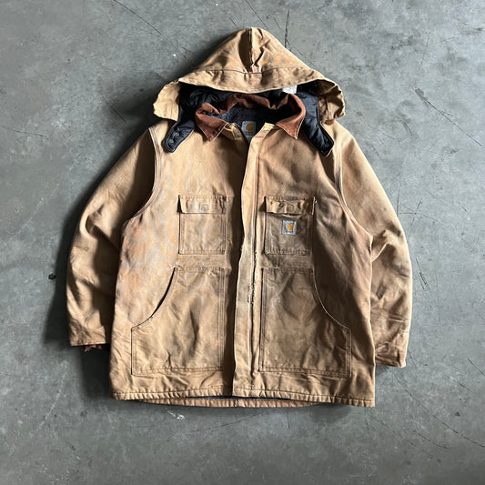 Carhartt ‘C04 BRN’ Brown Coat W/ Hood