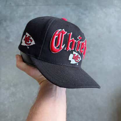 Vintage Drew Pearson Kansas City Chiefs Olde English Wool Snapback Hat