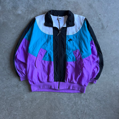 Vintage Women’s Nike Purple/Teal/Black Windbreaker