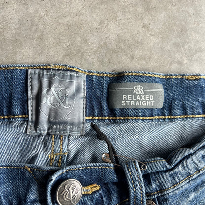 Y2K Rock & Republic Relaxed Straight Fit Blue Wash Jeans
