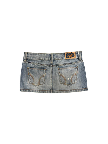 Women’s Y2K Hollister Micro Mini Denim Skirt