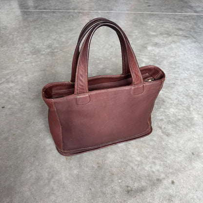 Vintage Coach Bleecker Tote Mahogany