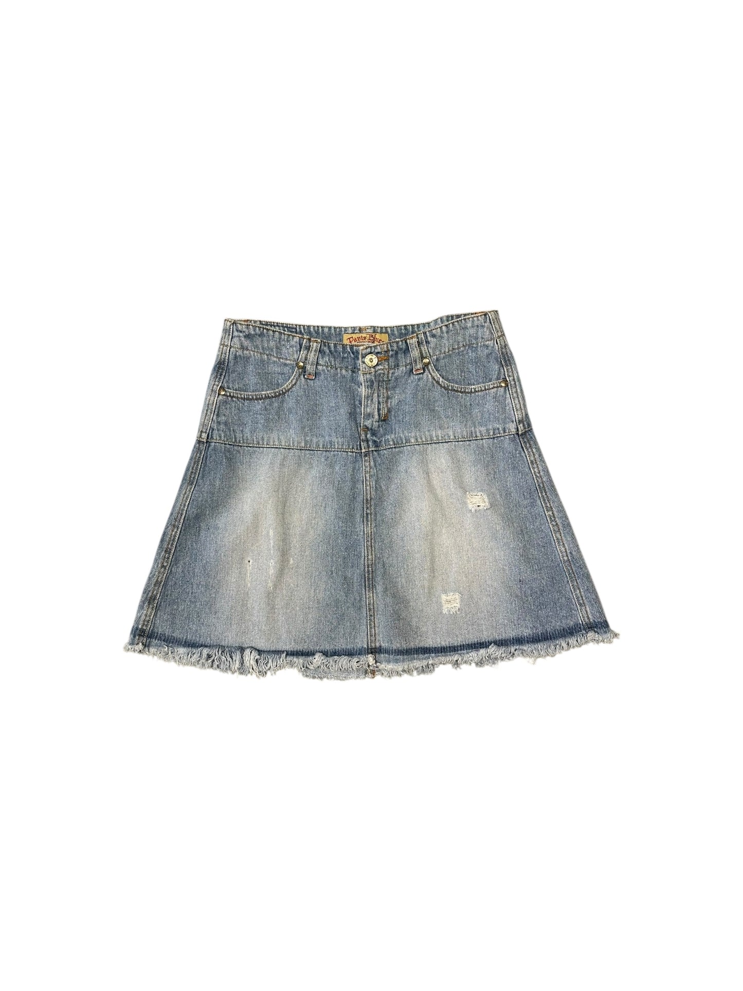 Women’s Y2K Paris Blues Jean Skirt