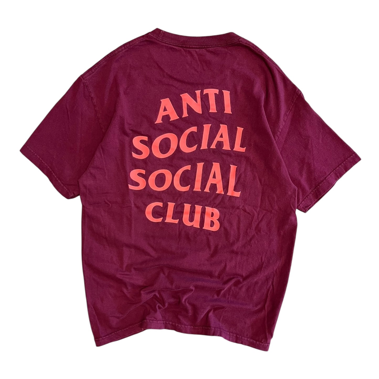 Anti Social Social Club Maroon Tee