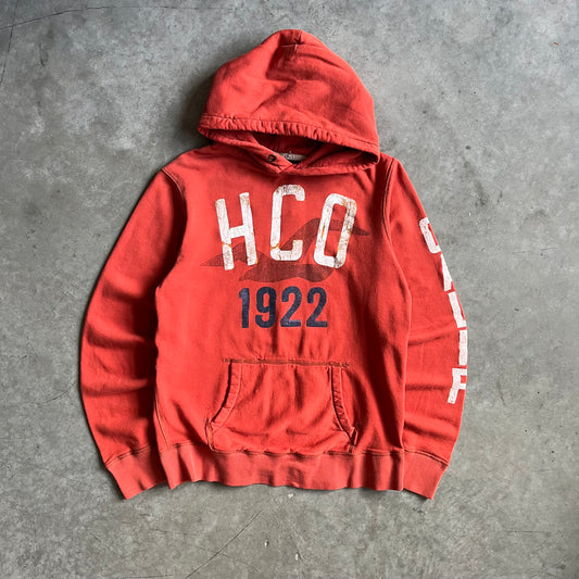 2k10s Hollister Surf Co Orange Hoodie