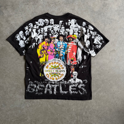Vintage Beatles Sgt. Pepper's Lonely Hearts Club Band Album AOP Tee