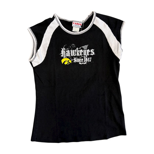Y2K Iowa Hawkeyes Sparkly Women’s Tee