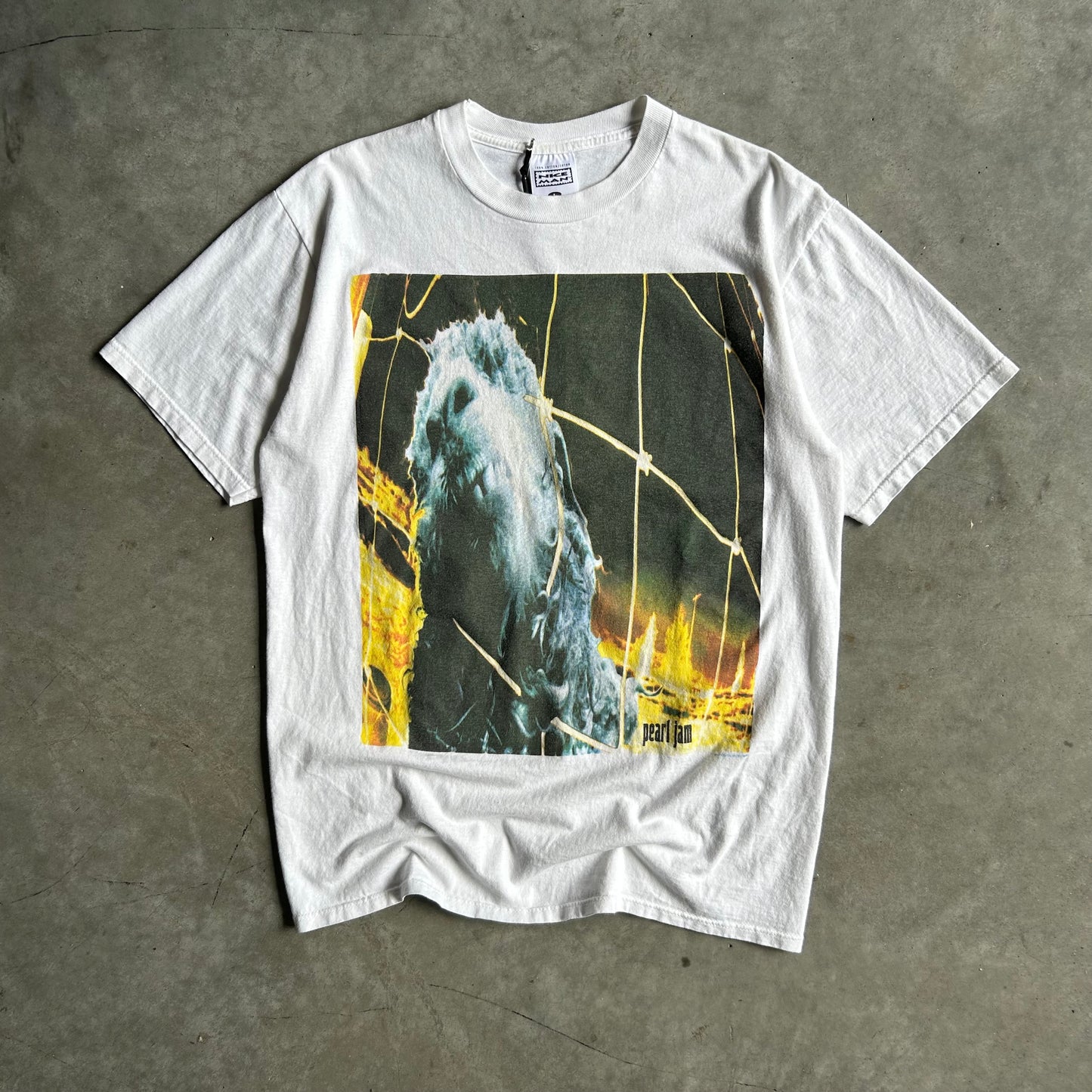 Vintage 1993 Pearl Jam Vs Threadworm Pig T Shirt