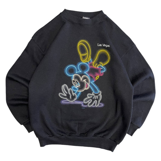 Vintage Mickey Mouse Neon Crewneck