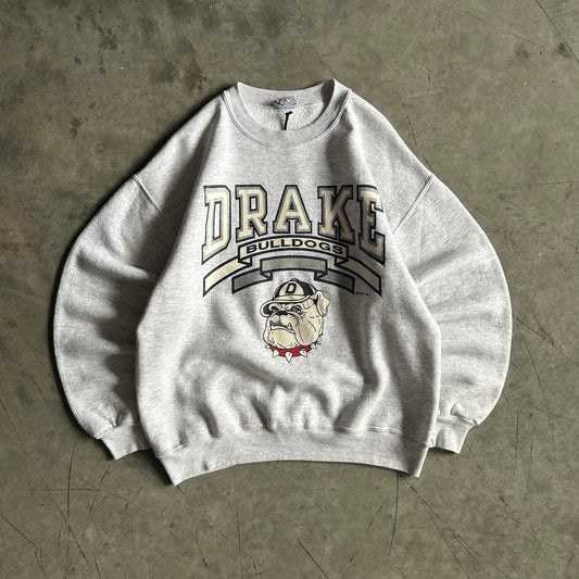 Vintage Drake University Bulldogs Spell Out Crewneck