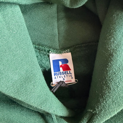 Vintage Russell Athletic Forest Green Blanket Hoodie