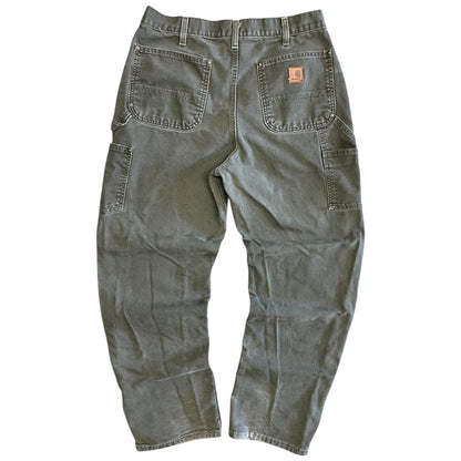 Carhartt ‘B136 MOS’ Dungaree Fit Green Double Knee Carpenters