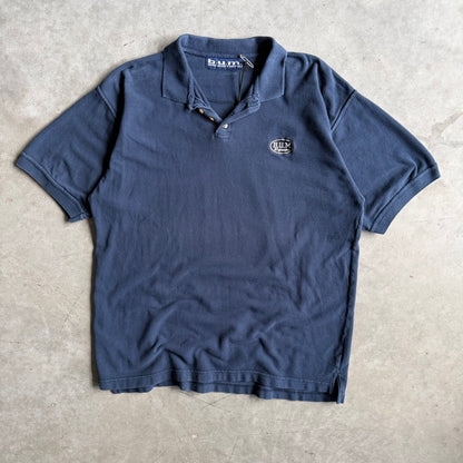 Y2K B.U.M. Equipment Navy Polo