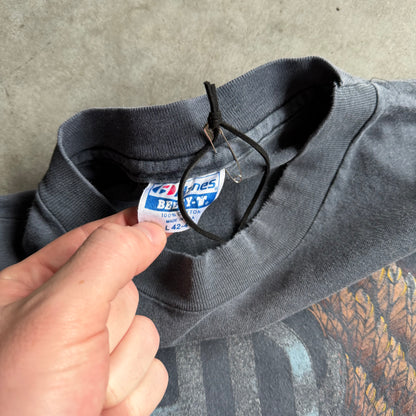 Vintage Harley Davidson Faded Eagles Emblem T Shirt