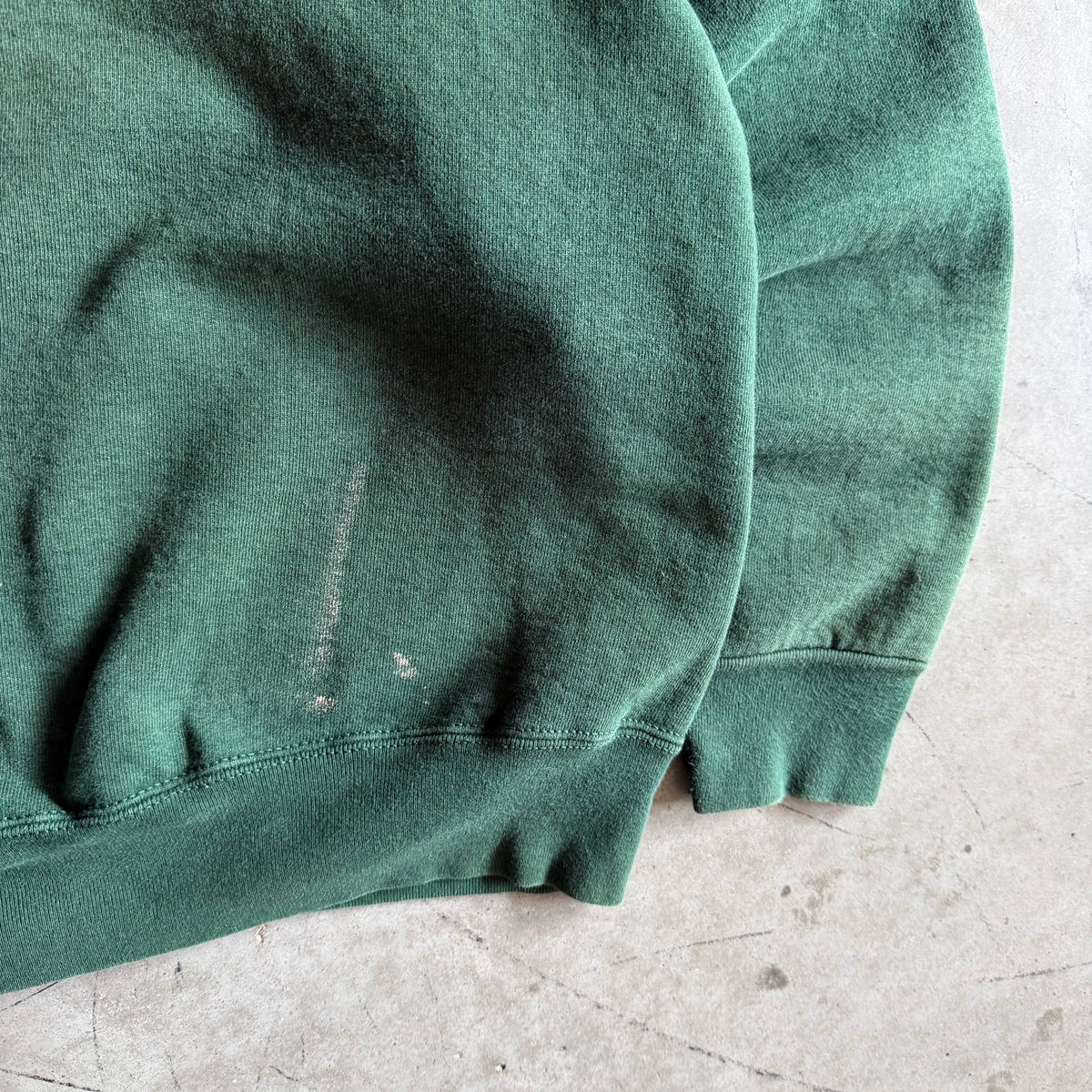 Vintage Faded Blank Green Sweatshirt