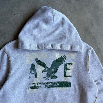 Y2K American Eagle Green Eagle Grey Sweatshirt