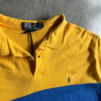 Y2K Polo Ralph Lauren Yellow Blue Green Shirt