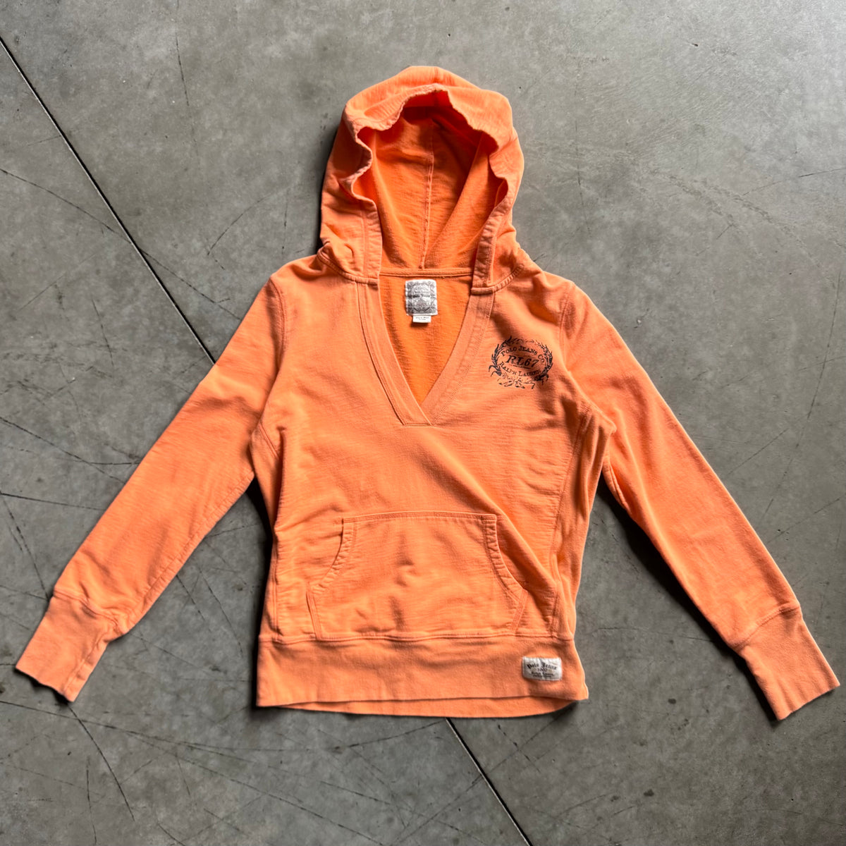 Women’s Y2K Polo Ralph Lauren Tangerine Hoodie