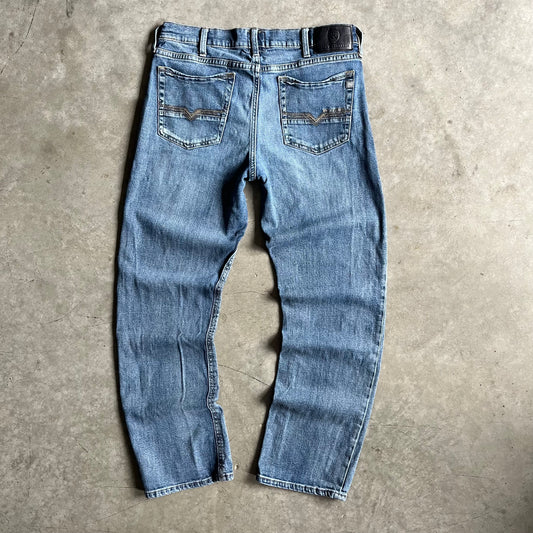 Y2K Rock & Republic Relaxed Straight Fit Blue Wash Jeans