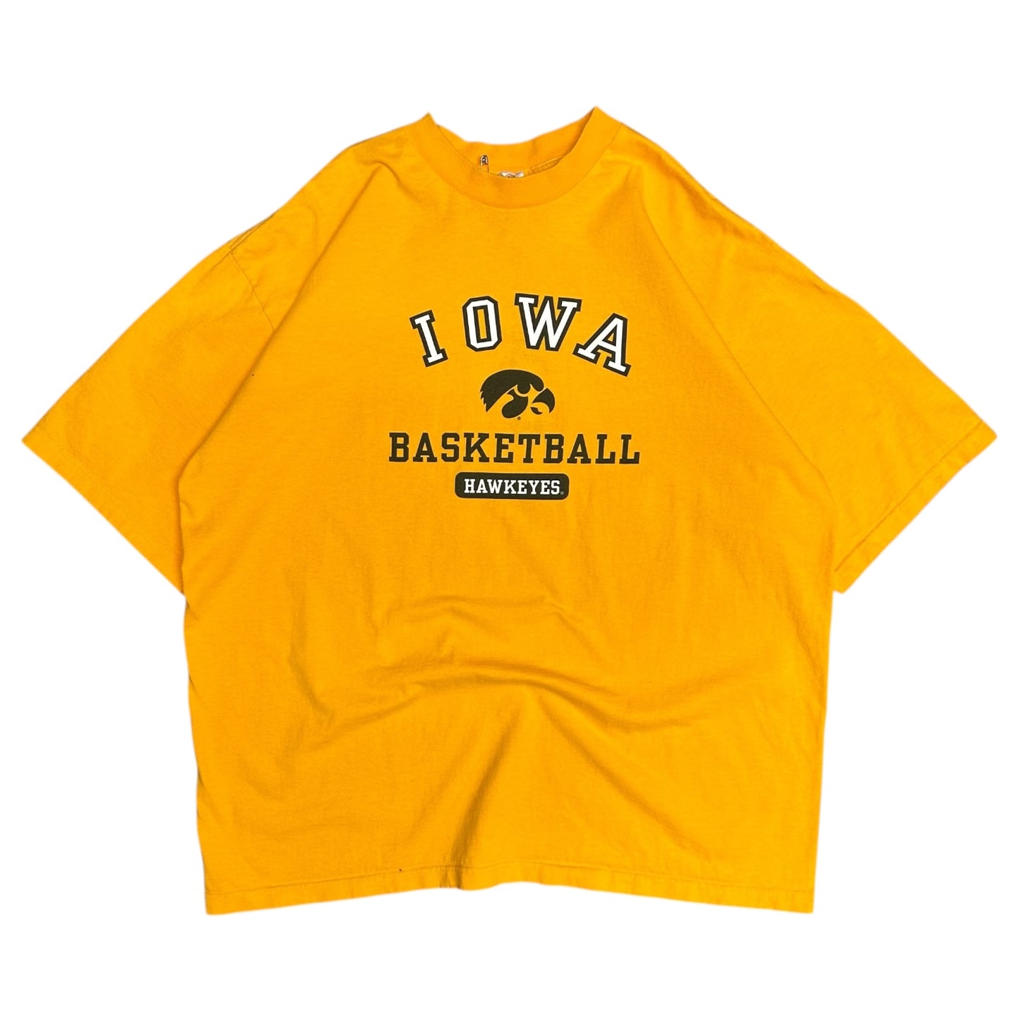 Vintage Cotton Exchange Iowa Hawkeyes Basketball Spell Out Tee