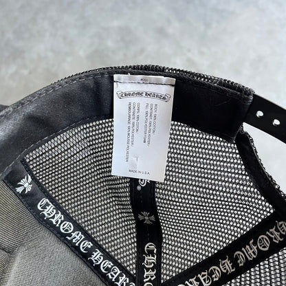 Chrome Hearts Miami Patch Trucker Hat - Black