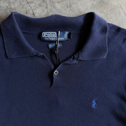 Polo Ralph Lauren Navy 2 Button Navy Sweatshirt