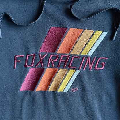 Y2K Fox Racing Embroidered Hoodie