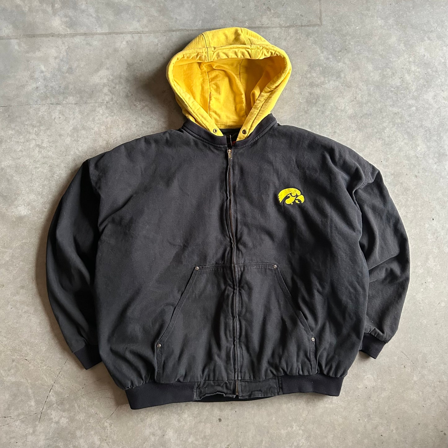 Vintage Iowa Hawkeyes Double Layered Jacket