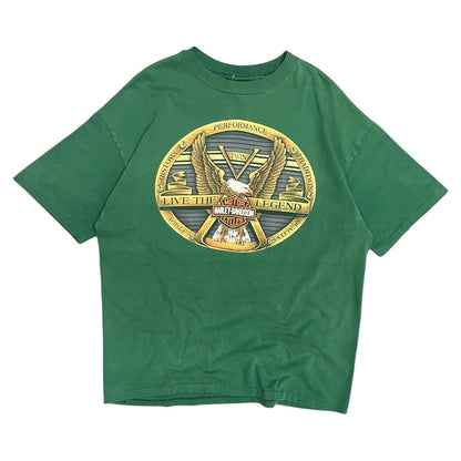 Vintage V Twin Chosa’s Harley Davidson Green Tee