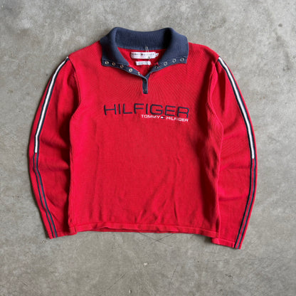 Y2K Women’s Tommy Hilfiger Ribbed Collar Sweatshirt