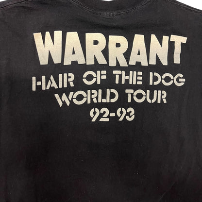 Vintage ‘92-‘93 Warrant Dog Eat Dog Tour T Shirt