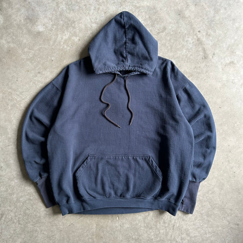 Y2K HandCuffs Brand Navy Blue Hoodie