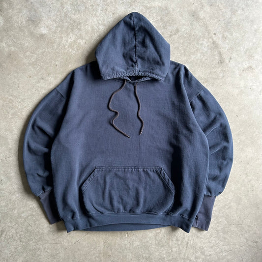 Y2K HandCuffs Brand Navy Blue Hoodie