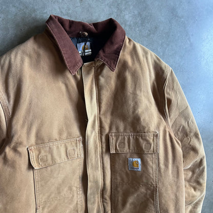 Vintage Carhartt C003 BRN Insulated Optional Hood Jacket