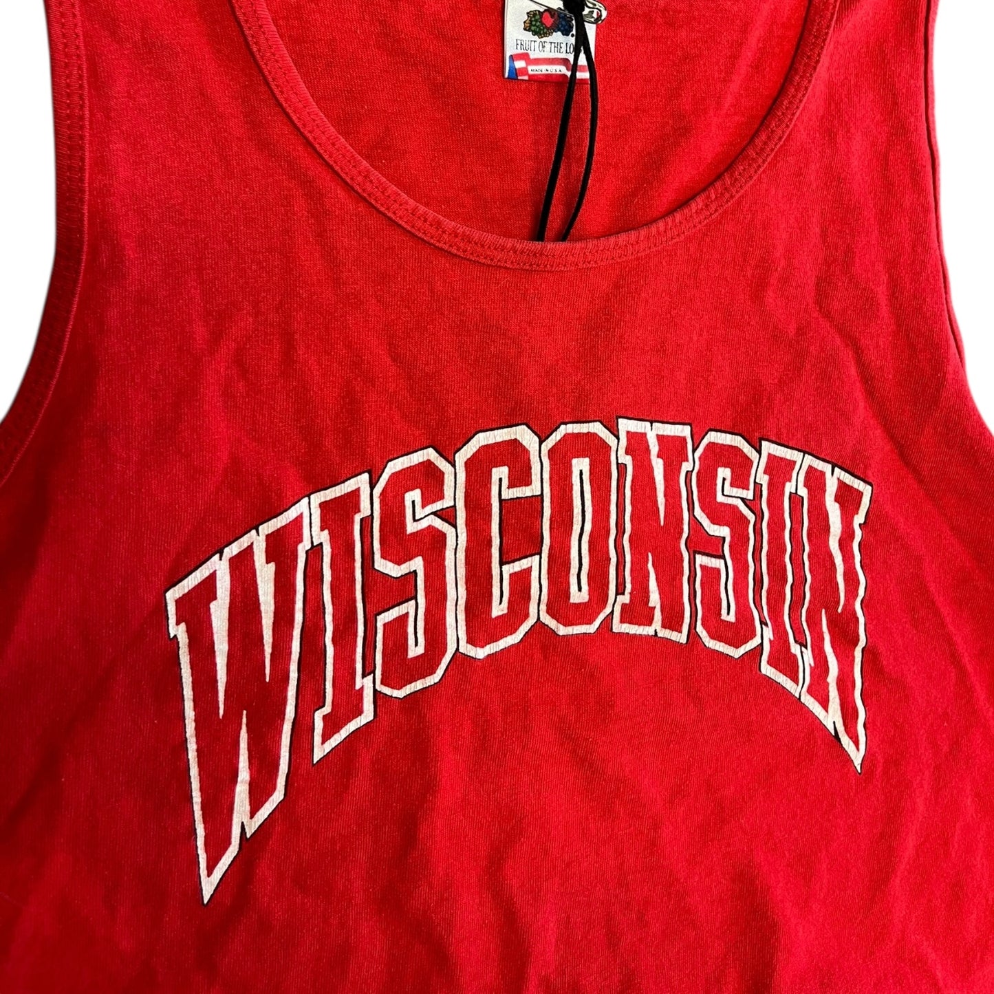 Vintage Wisconsin Red Tank Top