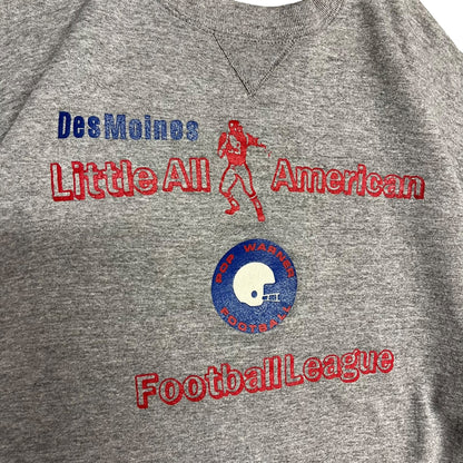 Vintage Des Moines Little All American Football Crewneck