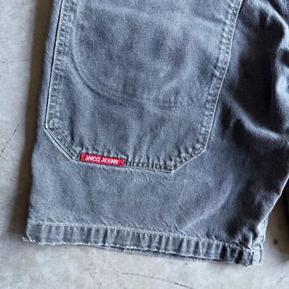 Vintage JNCO Jeans Bulldog Black Baggy Shorts