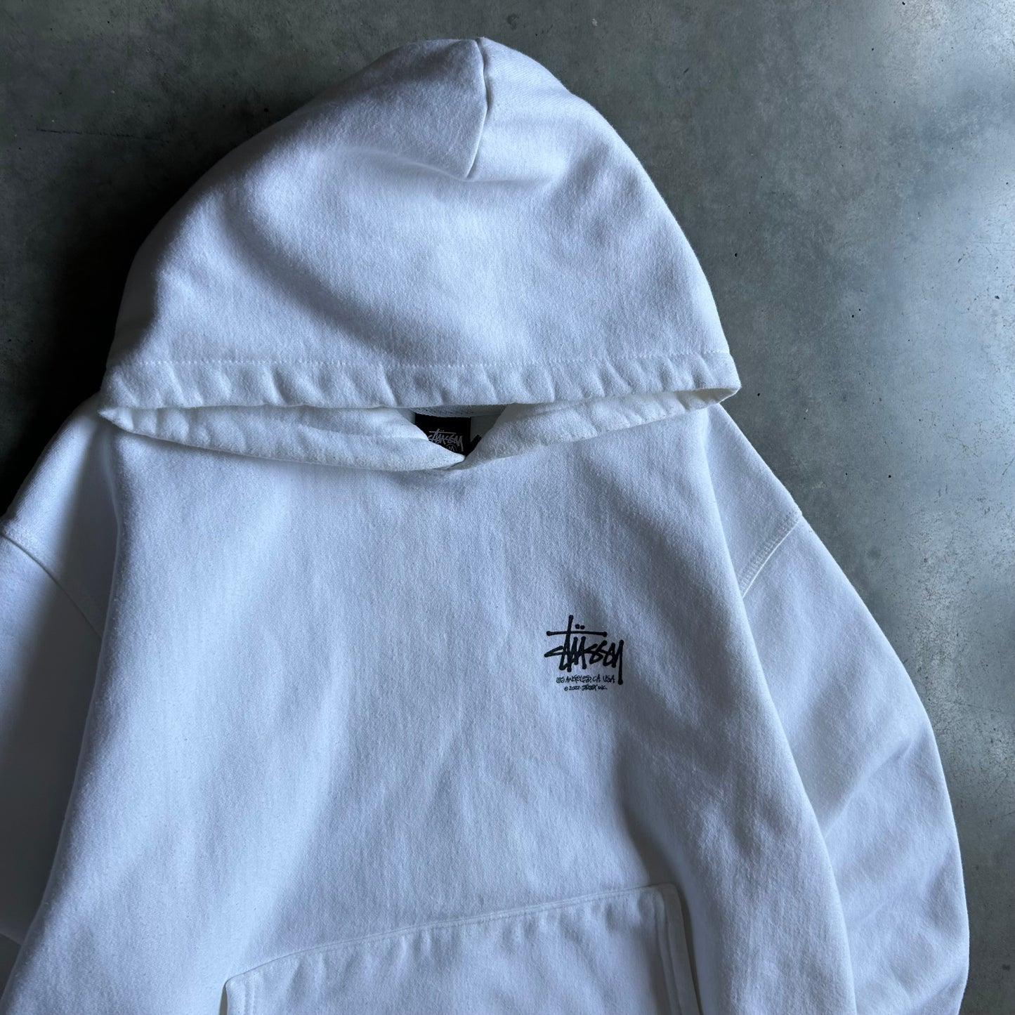 Stüssy 2022 Dragon Hoodie - White