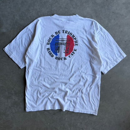 Y2K Hard Rock Cafe Paris French Colors Tee