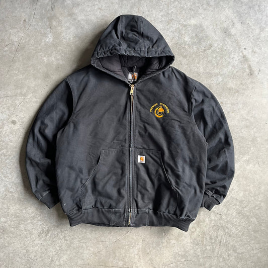Carhartt J140 BLK Active Jacket W/ Premier Plumbing Embroidery