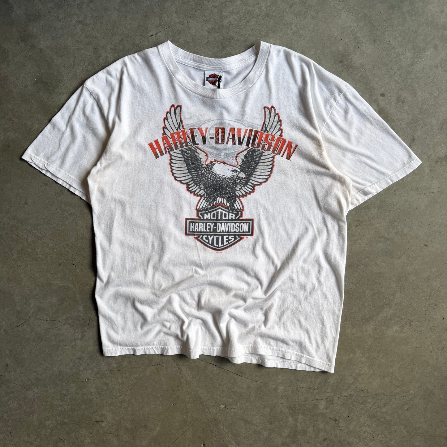 Vintage Bumpus Harley Davidson Eagle & Logo Tee