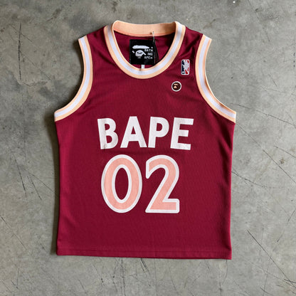 Bape Soldier #02 Maroon Basketball Jersey