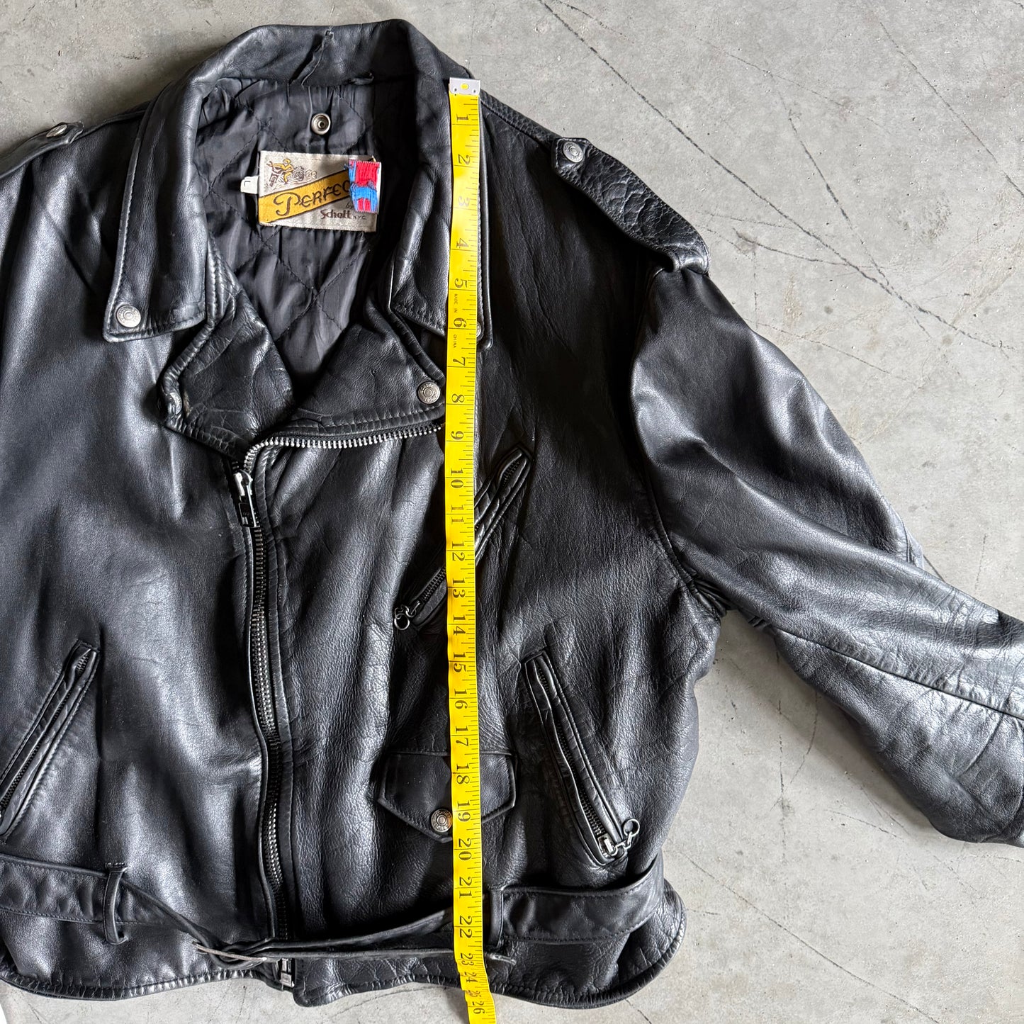 Vintage Schott Perfecto Leather Motorcycle Jacket