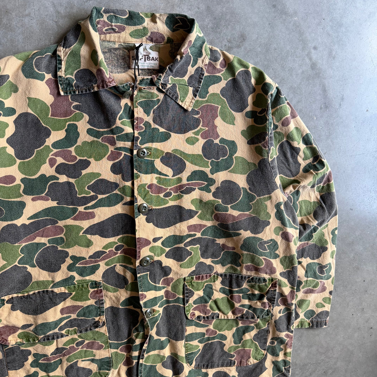 Vintage SafTBak Duck Camo Chore Shirt