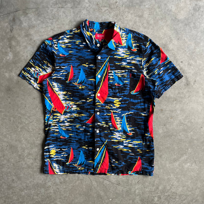 Supreme SS11 Hawaiian Sail Boat Button Up Shirt