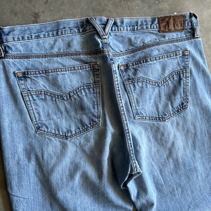 Y2K Harley Davidson Distressed Faded Jeans